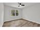 Bedroom with a ceiling fan, fresh paint, and great natural light at 336 Fond Du Lac Dr, Stone Mountain, GA 30088
