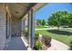 Covered front porch with classic columns, offering a relaxing outdoor space with nice curb appeal at 1231 Fawndale Nw Dr, Kennesaw, GA 30152