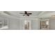 The primary bedroom has trey ceilings and an ensuite bathroom at 1231 Fawndale Nw Dr, Kennesaw, GA 30152