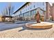 Unique public space showcasing artistic sculptures and a cobblestone walkway at 175 Central Ave, Fayetteville, GA 30214