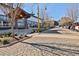 Cobblestone street view lined with shade trees and modern architecture at 175 Central Ave, Fayetteville, GA 30214