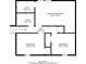 Floor plan of the third story featuring three bedrooms and two bathrooms at 3694 Rolling Pl, Conley, GA 30288