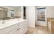 The bathroom features a double vanity, walk-in shower, and tub at 5621 Cobblestone Creek Ave # 14, Mableton, GA 30126