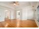 Spacious main bedroom features hardwood floors and tray ceilings at 5621 Cobblestone Creek Ave # 14, Mableton, GA 30126
