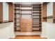 A large walk-in closet with custom shelving provides ample storage at 5621 Cobblestone Creek Ave # 14, Mableton, GA 30126