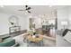Bright and airy living room with open floor plan, hardwood floors, and contemporary decor at 1174 City Park Ln, Decatur, GA 30033