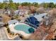 Community pool with a cover and fence, providing a refreshing amenity for residents at 303 Gettysburg Pl, Atlanta, GA 30350