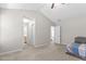 Spacious main bedroom with vaulted ceiling and two entryways at 3234 Baymount Way, Lawrenceville, GA 30043
