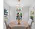 Cozy dining area with natural light and views of exterior foliage at 1062 Sasha Ln, Roswell, GA 30075