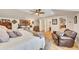 Bright bedroom with wood floors, a ceiling fan, and lots of room to relax and spread out at 236 Ridge Nw Ave, Marietta, GA 30064