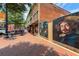 Historic town center street with murals, outdoor dining and a brick sidewalk at 236 Ridge Nw Ave, Marietta, GA 30064