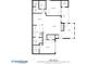 Detailed floor plan showcasing the layout of the home, including dimensions and room placements at 3408 Lake Pointe Cir, Roswell, GA 30075