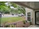 Inviting patio with scenic views of the community and ample parking at 3408 Lake Pointe Cir, Roswell, GA 30075