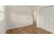 Bright bedroom with wood floors, a window for natural light, and a closet for storage at 3181 Pennington Sw Cir, Atlanta, GA 30354
