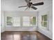 Bright sun room with hardwood floors and plenty of natural light at 1398 Woodland Ave, Atlanta, GA 30316