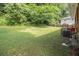 A large, well-maintained backyard featuring lush green grass and mature trees at 2329 Polar Rock Sw Ave, Atlanta, GA 30315