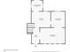 First floor plan featuring the kitchen, dining room, breakfast nook, and living room at 2717 Hearthstone Cir, Marietta, GA 30062