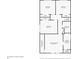 Second floor plan features bedrooms, bathrooms, and closets at 2717 Hearthstone Cir, Marietta, GA 30062