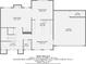 First floor floorplan showing living room, kitchen, breakfast nook, and garage at 7155 Roswell Rd # 58, Atlanta, GA 30328