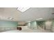 Basement features a built-in bar, stairs, and brightly painted walls at 1595 Bakers Glen Dr, Atlanta, GA 30350