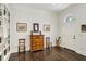 Bright foyer with hardwood floors, custom built-ins, and elegant furnishings at 3585 Roxboro Ne Rd # 2, Atlanta, GA 30326