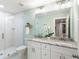 Beautiful bathroom showcasing double sinks and a glass enclosed shower at 1583 Braeburn Se Dr, Atlanta, GA 30316