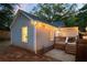 Home exterior with deck and string lights, creating a warm and inviting outdoor setting at 1583 Braeburn Se Dr, Atlanta, GA 30316