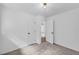 Clean bedroom with plush carpet, neutral walls, and white doors at 2678 Rainbow Forest Dr, Decatur, GA 30034