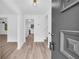 Bright foyer with light wood floors, offering a welcoming view into the home's open layout at 2678 Rainbow Forest Dr, Decatur, GA 30034