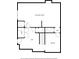 Basement floor plan featuring a recreation room, storage area, hall, and utility room at 5301 Regency Lake Ct, Sugar Hill, GA 30518