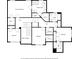 Second floorplan with a primary bedroom, three additional bedrooms, and laundry at 5301 Regency Lake Ct, Sugar Hill, GA 30518