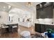Spacious open-concept kitchen with a large island, stainless appliances, and dark cabinetry at 6170 Wellington Ct, Cumming, GA 30040