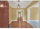 Bright foyer with hardwood floors, high ceilings, and neutral paint at 123 Patrick Way, Marietta, GA 30064