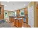 Stylish kitchen with granite countertops, stainless appliances, and a center island at 123 Patrick Way, Marietta, GA 30064