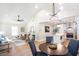 Bright open-concept living space showcasing a modern kitchen, dining, and living room at 2294 Hill Nw St, Atlanta, GA 30318
