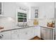 Well-lit kitchen with granite countertops, white cabinets, and stainless steel dishwasher at 755 Monticello Se Way, Marietta, GA 30067