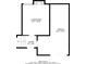 Floor plan shows the layout of the Foyer, Living Room, and Garage at 3851 Natalie Way, Ellenwood, GA 30294