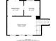 Floorplan features a dining area, kitchen, and Gathering room dimensions on the second floor at 3851 Natalie Way, Ellenwood, GA 30294