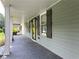 Home's front porch showing entrance and symmetrical windows with dark shutters at 644 Albert Nw St, Atlanta, GA 30318