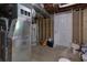 Unfinished basement with exposed ductwork, equipment, and walls ready for customization and finishing at 280 E Valley Dr, Marietta, GA 30068