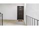 Front door of unit showcases the unit number in a secure building entrance at 1445 Monroe Ne Dr # F10, Atlanta, GA 30324