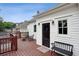 Beautiful deck with charming furniture, ideal for outdoor entertaining and relaxation at 27 Sessions Nw St, Marietta, GA 30060