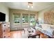 Cozy living room with neutral tones, three large windows, and comfortable seating at 27 Sessions Nw St, Marietta, GA 30060