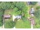 Expansive aerial view of a well-maintained property with lush green lawn and mature trees at 3589 Stone Ridge Trl, Douglasville, GA 30134