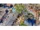 An aerial image of a well maintained residential community featuring green spaces and mature trees at 4282 Roswell Ne Rd # G1, Atlanta, GA 30342