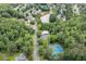 Overhead view of tennis court, lake, and pool located in the community at 4815 Rapids Nw Cir, Acworth, GA 30102