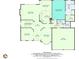 Detailed floor plan showcasing the layout of the first floor, including the kitchen, living room, and Primary suite at 4815 Rapids Nw Cir, Acworth, GA 30102