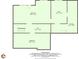 Basement plan showing storage, rooms and hall. This detailed layout reveals the spaciousness and organization of the lower level at 4815 Rapids Nw Cir, Acworth, GA 30102