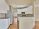Bright kitchen with white cabinets and stainless steel appliances at 4815 Rapids Nw Cir, Acworth, GA 30102