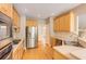 Bright kitchen with stainless steel appliances and plenty of counter space at 1921 Northbrooke Ln, Dunwoody, GA 30338